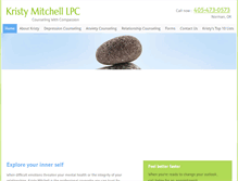 Tablet Screenshot of kristymitchellcounseling.com